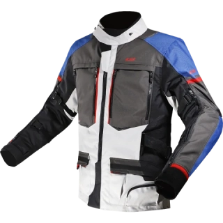 LS2 NORWAY MAN JACKET BLUE BLACK GREY RED