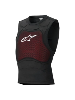 ALPINESTARS chránič těla BIONIC PLASMA LT PROTECTION VEST, ALPINESTARS (černá/červená/bílá) 2026