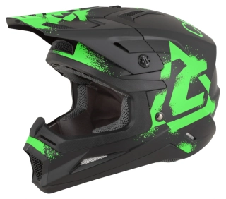 CASSIDA Motokrosová přilba Cross Cup 2 Crew černá matná zelená fluo