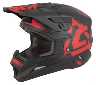 CASSIDA Motokrosová přilba Cross Cup 2 Crew černá matná červená