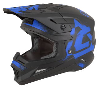 CASSIDA Motokrosová přilba Cross Cup 2 Crew černá matná modrá