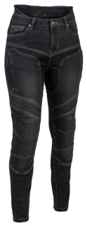 MBW Dámské moto jeansy BELINDA Black