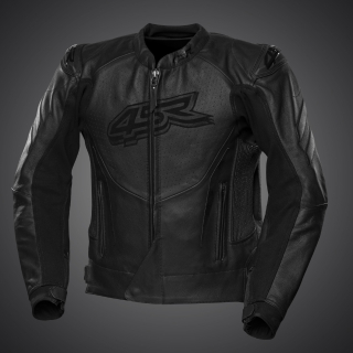 4SR Pánská kožená moto bunda Club Sport Black series AR