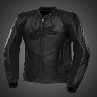 4SR pánská kožená moto bunda CLUB SPORT BLACK SERIES AR