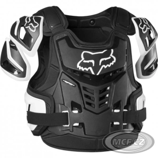 FOX Chránič hrudi RAPTOR VEST černo/bílý 