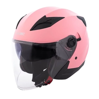 W-TEC Otevřená moto přilba Barcela Carmesi růžová