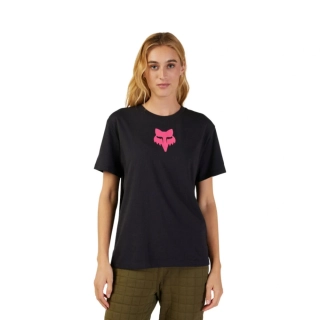 FOX Dámské triko Fox W Fox Head Ss Tee Black/Pink