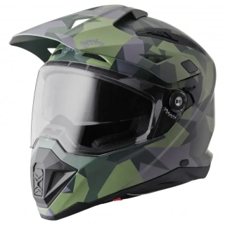 GMS enduro přilba ADVENTUS CAMO matně zeleno-černo-maskáčová