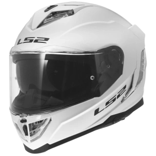 LS2 integrální přilba FF818 STORM III SOLID GLOSS WHITE