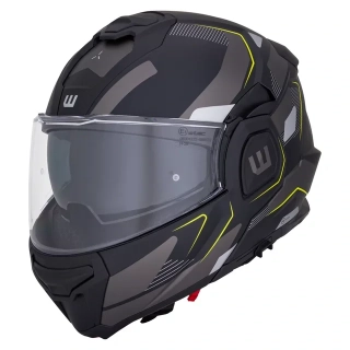 W-TEC překlopná helma ZOROZ matná černá/fluo žlutá