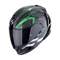 SCORPION Integrální Moto přilba EXO-491 KRIPTA černo/zeleno/bílá