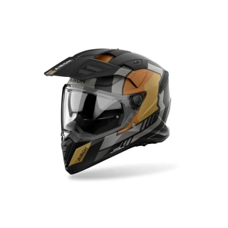 AIROH Enduro moto přilba BANDIT HORN zlatá matná