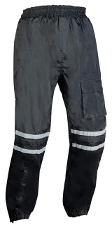 MBW Nepromokavé pláštěnkové kalhoty černé 