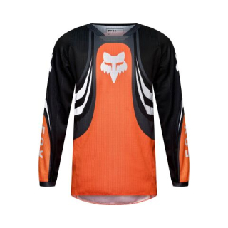 FOX dětský dres 180 DRAFT černá/oranžová