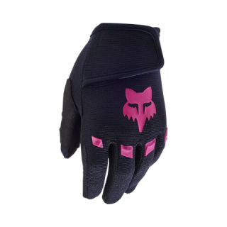 FOX dětské moto rukavice Dirtpaw černá/růžová