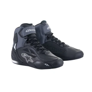 ALPINESTARS moto boty FASTER-3 Drystar černá/tmavě šedá