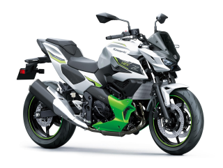 KAWASAKI Z7 HYBRID Metallic Bright Silver / Metallic Matte Lime Green / Ebony