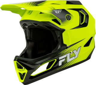 FLY RACING dětská cyklo helma SONAR, HI-VIS/černá/bílá
