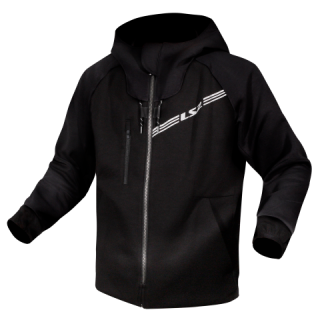 LS pánská moto mikina THROTTLE MAN černá