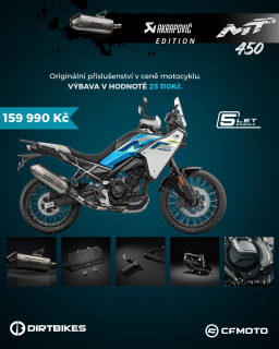 CFMOTO 450MT-R Akrapovič edition - WHITE