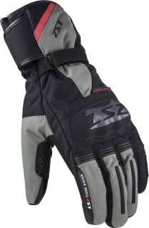 Pánské moto rukavice LS2 Snow Man Gloves BLACK GREY