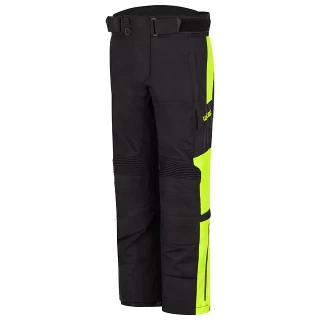  W-TEC dětské rostoucí letní moto kalhoty PINAPOCO černá/fluo