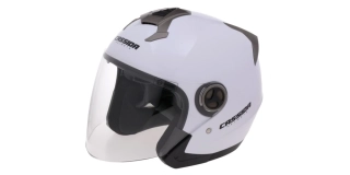 CASSIDA Otevřená moto přilba Reflex bílá 