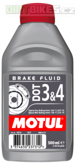 Motul DOT 3 & 4 Brake fluid 500ml brzdová kapalina