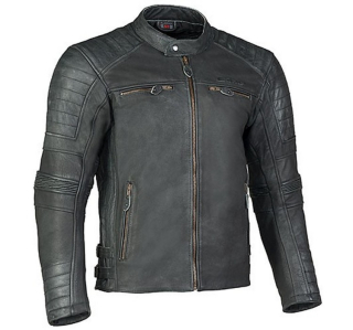MBW Pánská kožená retro moto bunda HURRICANE 
